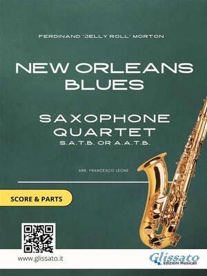 cover image of New Orleans Blues--Saxophone Quartet score & parts